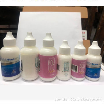 Private Label Waterproof Lace Front Wig Glue Set Strong Hold Lace Adhesive  scented lace glue